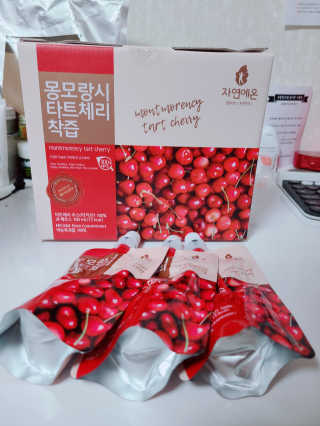 자연에온 몽모랑시 타트체리 착즙 100mL 10개입 2BOX — 5점을 준 리뷰어가 2020년 10월 올린 사용 사진