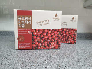 자연에온 몽모랑시 타트체리 착즙 100mL 10개입 2BOX — 5점을 준 리뷰어가 2020년 10월 올린 사용 사진