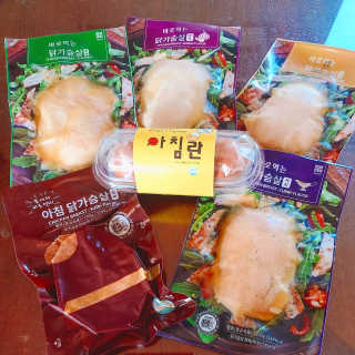 바로 먹는 아침 실온보관 닭가슴살 6종 — 5점을 준 리뷰어가 2020년 9월 올린 사용 사진