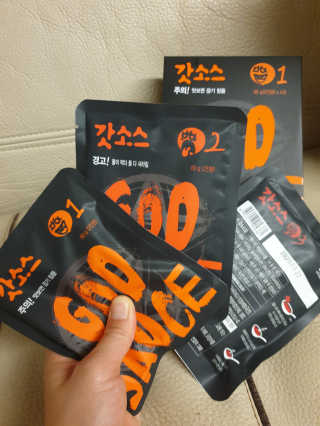 갓소스 만능양념소스 60gx4팩 1,2,3단계샘플러60gx3팩 — 5점을 준 리뷰어가 2020년 6월 올린 사용 사진