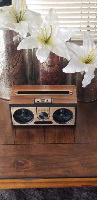 SEVIZ RETRO20W 레트로 블루투스 스피커 — 5점을 준 리뷰어가 2020년 7월 올린 사용 사진