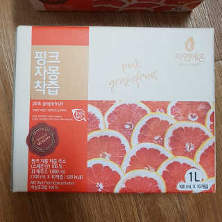 자연에온 핑크 자몽 착즙 100mL 10개입 2BOX — 5점을 준 리뷰어가 2020년 11월 올린 사용 사진