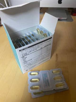 JW중외제약 마이코드 알티지 오메가3 1000 mg — 5점을 준 리뷰어가 2020년 8월 올린 사용 사진