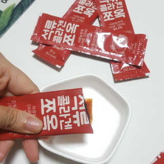 조은약초 석류콜라겐 석류즙 석류쪼옥 젤리 스틱 15포 x 20g — 5점을 준 리뷰어가 2020년 9월 올린 사용 사진