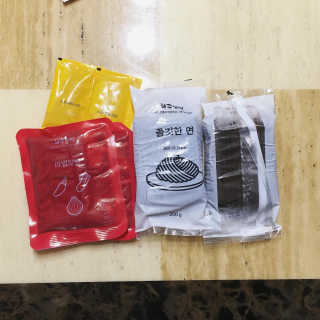 [해주냉면] 신천맛집 매운 비빔냉면 2인분 + 무절임 — 5점을 준 리뷰어가 2020년 5월 올린 사용 사진