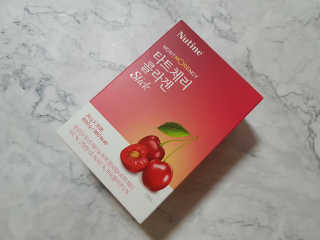 뉴틴 타트체리 콜라겐 스틱 20g X 30포 — 5점을 준 리뷰어가 2020년 8월 올린 사용 사진
