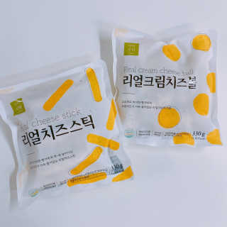 가치식탁 리얼치즈스틱, 리얼크림치즈볼 — 5점을 준 리뷰어가 2020년 11월 올린 사용 사진