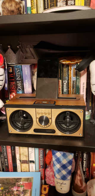 SEVIZ RETRO20W 레트로 블루투스 스피커 — 5점을 준 리뷰어가 2020년 6월 올린 사용 사진