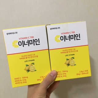 이너미인 VITAMIN-C 700 — 5점을 준 리뷰어가 2020년 8월 올린 사용 사진