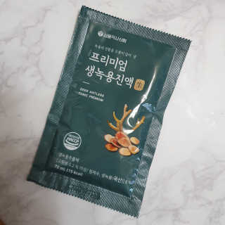 서울약사신협 약사신협_생녹용 진액_70ml x 30포 — 5점을 준 리뷰어가 2020년 9월 올린 사용 사진