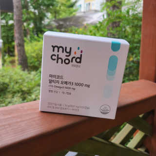 JW중외제약 마이코드 알티지 오메가3 1000 mg — 5점을 준 리뷰어가 2020년 9월 올린 사용 사진