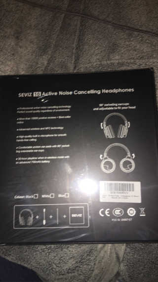 SEVIZ Bluetooth Headphones 10 3color — 2점을 준 리뷰어가 2020년 10월 올린 사용 사진