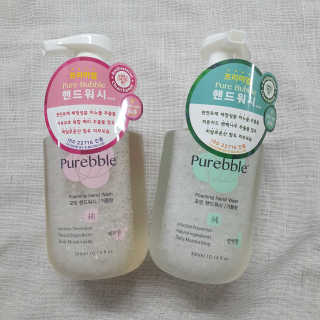 Purebble 당김없이 속촉촉_퓨어블 핸드워시 3종 [랜덤발송] — 5점을 준 리뷰어가 2020년 7월 올린 사용 사진