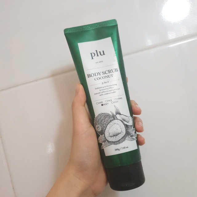 플루 바디스크럽 코코넛 리뷰 사진