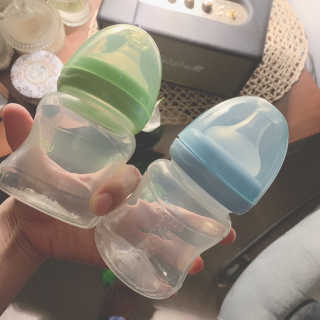 유비맘 신생아젖병 120ml 트리플팩_ 젖꼭지 포함 — 3점을 준 리뷰어가 2020년 7월 올린 사용 사진