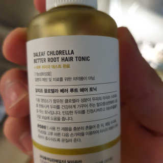 달리프 클로렐라 베러 루트 헤어토닉 100ml — 5점을 준 리뷰어가 2020년 10월 올린 사용 사진