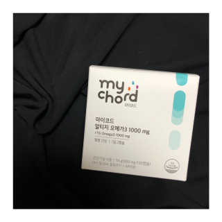 JW중외제약 마이코드 알티지 오메가3 1000 mg — 5점을 준 리뷰어가 2020년 9월 올린 사용 사진