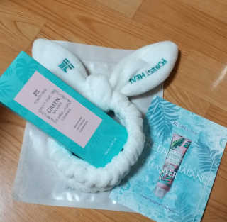 포레스트힐 SS 그린 밸런스 클렌져 100ml + 헤어밴드 — 5점을 준 리뷰어가 2020년 5월 올린 사용 사진