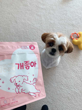 My Pet Care 천연단백질 관절건강에 개좋아 — 4점을 준 리뷰어가 2020년 11월 올린 사용 사진