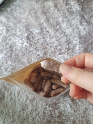 산들녘 둥근마 현미 찹쌀 과자와 둥근마 현미 찹쌀 10초 죽 — 5점을 준 리뷰어가 2020년 7월 올린 사용 사진