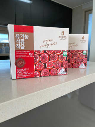 자연에온 유기농 석류 착즙 100mL 10개입 2BOX — 5점을 준 리뷰어가 2020년 11월 올린 사용 사진