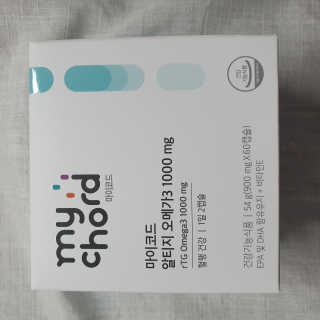 JW중외제약 마이코드 알티지 오메가3 1000 mg — 5점을 준 리뷰어가 2020년 7월 올린 사용 사진