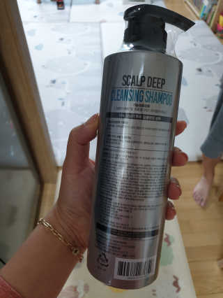 다슈코리아 다슈 데일리 두피 딥 클렌징 샴푸 500ml — 5점을 준 리뷰어가 2020년 10월 올린 사용 사진