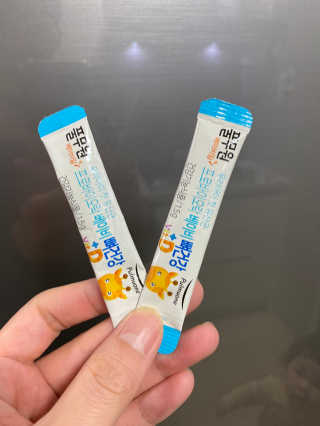 [풀무원베이비밀] 프로바이오락 베이비 유산균 SET — 5점을 준 리뷰어가 2020년 11월 올린 사용 사진