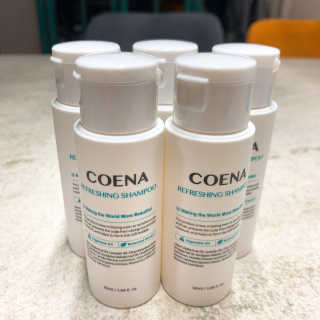 코에나샴푸 자연유래 식물성 코에나 샴푸 50ml — 4.5점을 준 리뷰어가 2020년 4월 올린 사용 사진