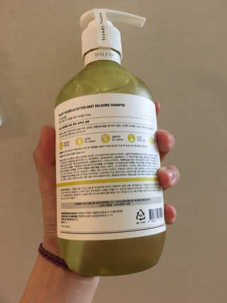 달리프 클로렐라 베러 루트 릴렉싱 샴푸 500ml — 5점을 준 리뷰어가 2020년 8월 올린 사용 사진