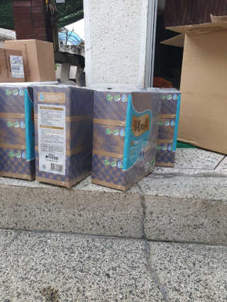 잘풀리는집 부드러운 모이스처 보습 미용 티슈 230매 — 1점을 준 리뷰어가 2020년 9월 올린 사용 사진