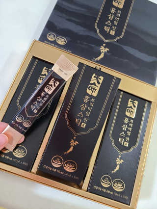 헬스업_천명진프리미엄홍삼스틱_10ml x 30포 — 5점을 준 리뷰어가 2020년 9월 올린 사용 사진