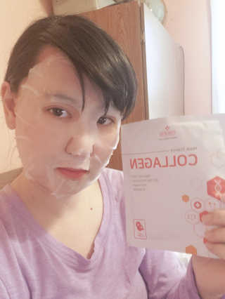 트리티스 [Treatis] Facial Sheet Mask — 4.5점을 준 리뷰어가 2020년 11월 올린 사용 사진