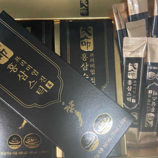 헬스업_천명진프리미엄홍삼스틱_10ml x 30포 — 5점을 준 리뷰어가 2020년 9월 올린 사용 사진