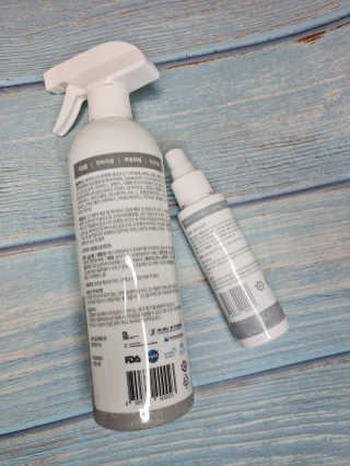 SP9 스프레이형 프리미엄 살균소독제 500ml+100ml — 5점을 준 리뷰어가 2020년 12월 올린 사용 사진