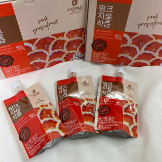 자연에온 핑크 자몽 착즙 100mL 10개입 2BOX — 5점을 준 리뷰어가 2020년 11월 올린 사용 사진