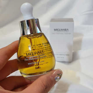 미구하라 울트라 화이트닝 앰플 35ml — 4점을 준 리뷰어가 2020년 4월 올린 사용 사진