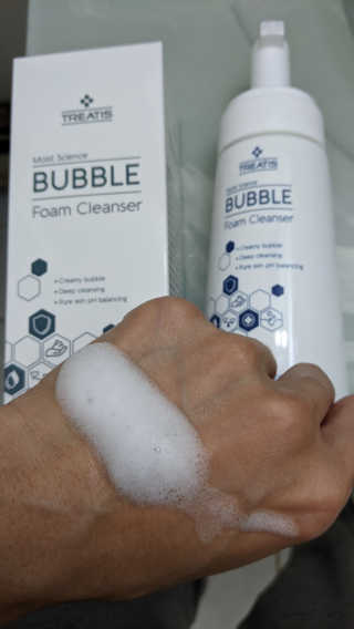 트리티스 [TREATIS] Bubble Foam Cleanser 200ml — 4점을 준 리뷰어가 2020년 12월 올린 사용 사진