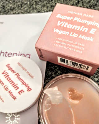 마더메이드 [어머니 만든] 슈퍼 플럼 핑 Vit E 비건 립 마스크 _E — 5점을 준 리뷰어가 2020년 11월 올린 사용 사진