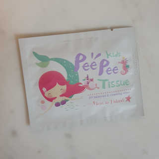 코리인제이아일랜드 키즈 피피티슈  Kids Pee Pee Tissue — 5점을 준 리뷰어가 2020년 11월 올린 사용 사진
