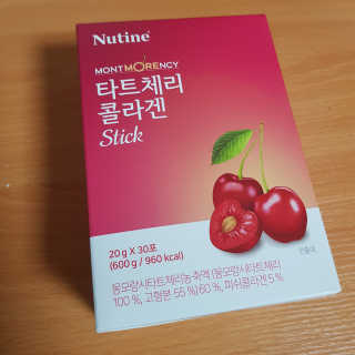 뉴틴 타트체리 콜라겐 스틱 20g X 30포 — 5점을 준 리뷰어가 2020년 8월 올린 사용 사진