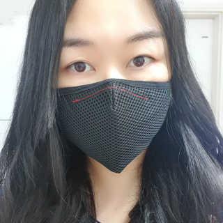 바딕 리얼 3D 항균 필터교체 마스크_30일 패키지 — 5점을 준 리뷰어가 2020년 11월 올린 사용 사진