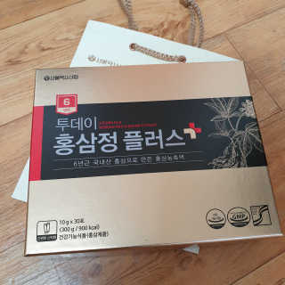 서울약사신협_투데이홍삼정플러스스틱_10g x 30포 — 3.5점을 준 리뷰어가 2020년 12월 올린 사용 사진