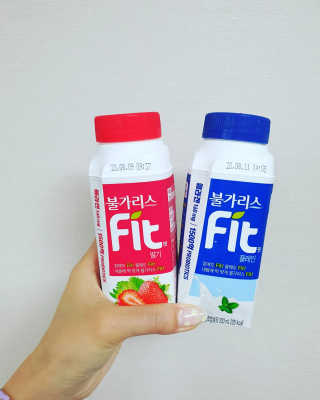 남양유업 [불가리스]마시는 발효유 Fit 딸기/플레인 — 5점을 준 리뷰어가 2020년 7월 올린 사용 사진