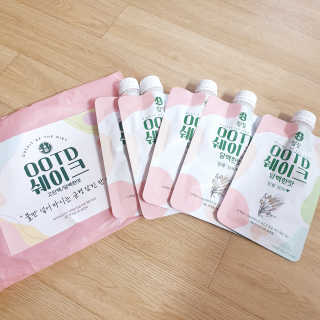 [꾸콤] 참참 OOTD쉐이크 담백한 일주일세트 50g x 5 — 5점을 준 리뷰어가 2020년 11월 올린 사용 사진