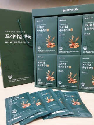 서울약사신협 약사신협_생녹용 진액_70ml x 30포 — 4점을 준 리뷰어가 2020년 9월 올린 사용 사진