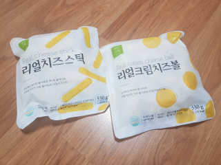 가치식탁 리얼치즈스틱, 리얼크림치즈볼 — 5점을 준 리뷰어가 2020년 10월 올린 사용 사진