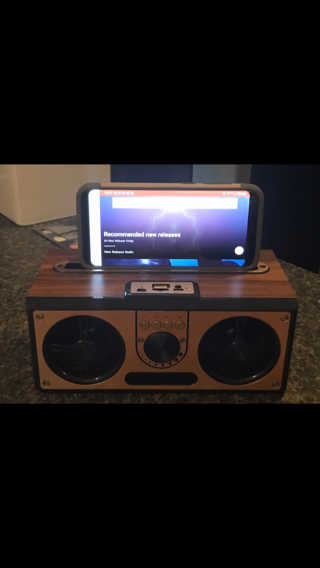 SEVIZ RETRO20W 레트로 블루투스 스피커 — 5점을 준 리뷰어가 2020년 6월 올린 사용 사진
