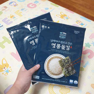한촌몰 바다공작소 전통김_명품돌김세트 — 5점을 준 리뷰어가 2020년 11월 올린 사용 사진