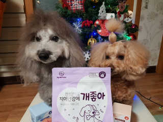 My Pet Care 천연단백질 치아건강에 개좋아 — 4점을 준 리뷰어가 2020년 12월 올린 사용 사진